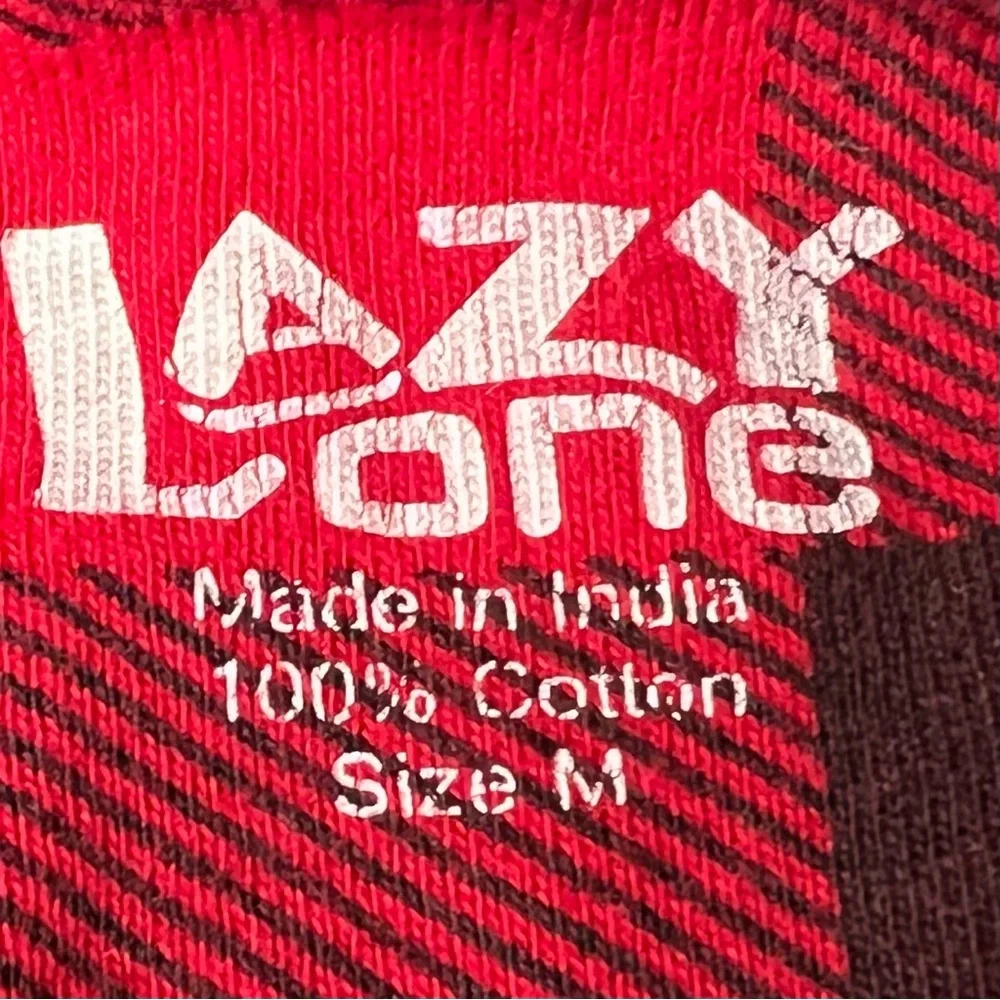 Lazy One Adult Medium Buffalo Plaid One Piece Pajama Flap Jacks in Red Black